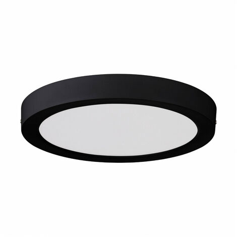PLAFONNIER LED NOIR DIAM 30CM 2750 LUMENS 4000K