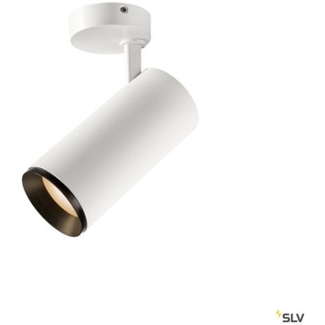 Plafonnier LED NUMINOS® L intérieur blanc/noir LED 28W 60° UGR  22 - SLV - 1004584