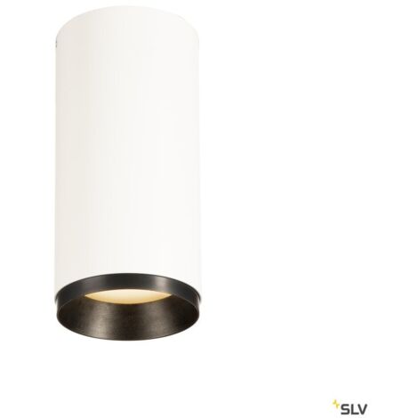 Plafonnier LED NUMINOS® M intérieur blanc/noir LED 201W 24° UGR  16 - SLV - 1004518