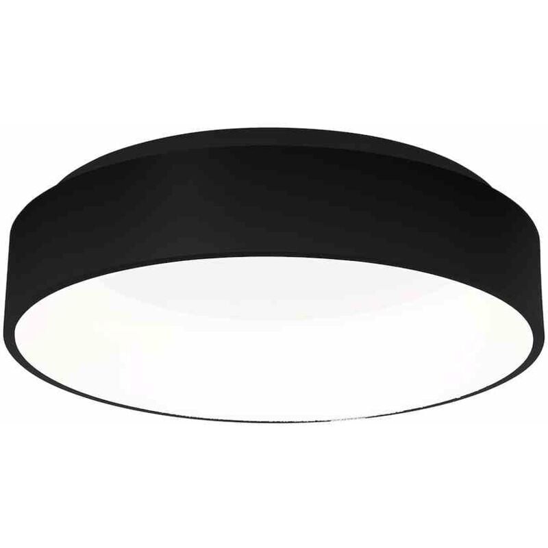 Milagro - Plafonnier led ohio black 40W 3000K-4000K Ø450mm
