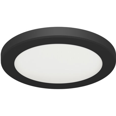 Plafonnier LED OLGA C 24W noir CCT 3000K/4600K/6500K IP20 noir