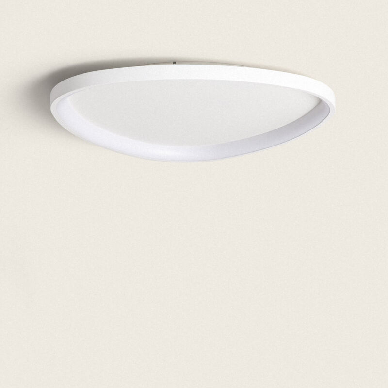 Plafonnier led Oval 30W Métal Ø600 mm cct Sélectionnable Owen Blanc