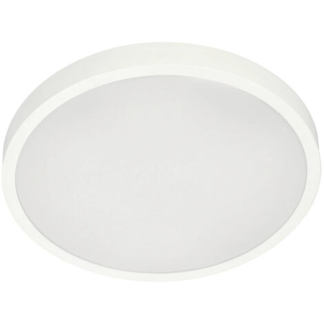 Plafonnier LED PERETI 18W anneau blanc 29,5cm 4000K 1800lm IP44 220V EDO777608 EDO SOLUTIONS