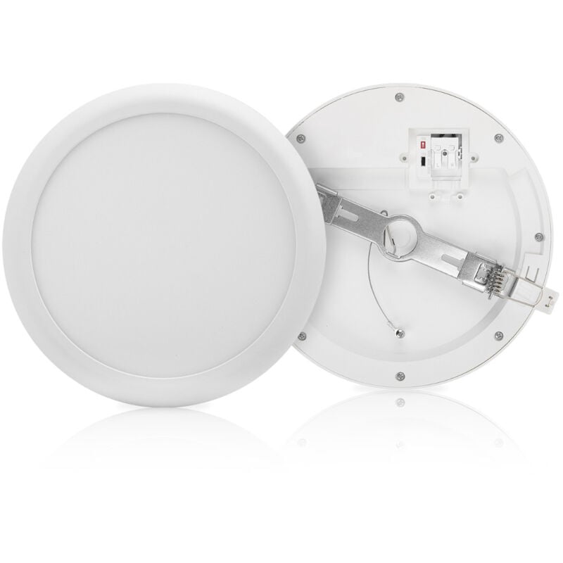 Plafonnier LED Pherkad 2 en 1 25 W 3000 K-6000 K avec détecteur de mouvement