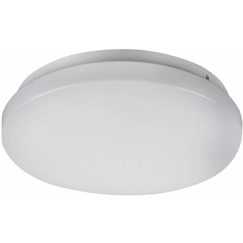 Plafonnier led plafonnier salon lampe salle à manger lampe cuisine, plastique blanc rond, angle de faisceau 120°, 24W 2600lm 3en1 couleur de la