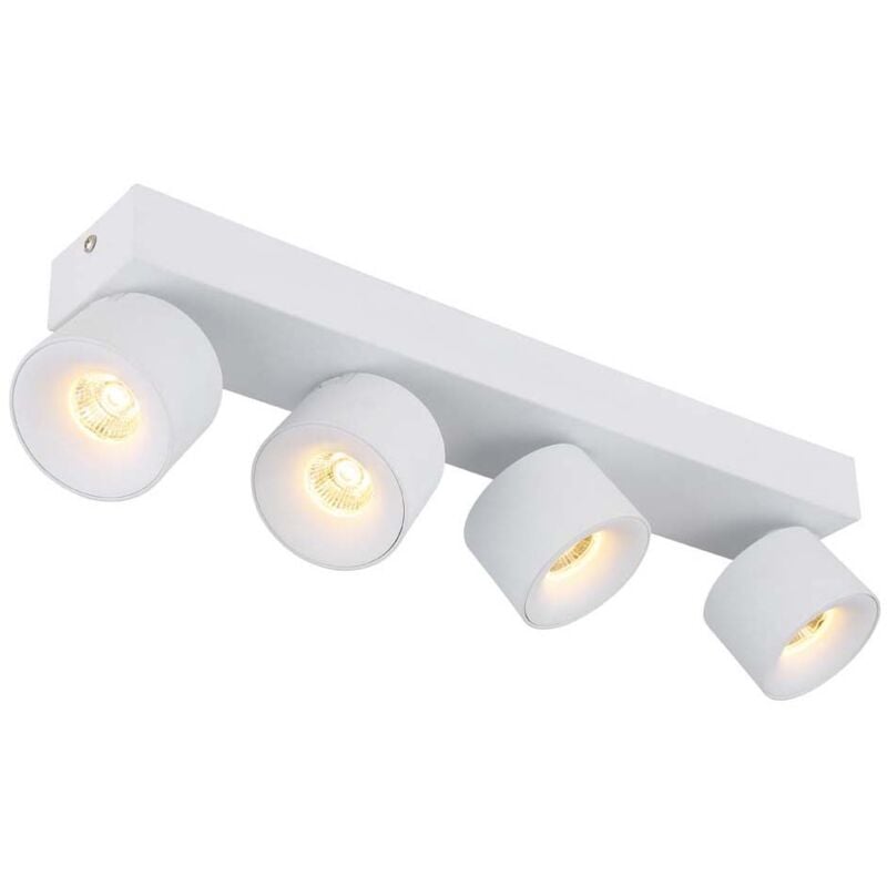 Globo - Plafonnier led plafonnier spot spot orientable blanc 4 lampes