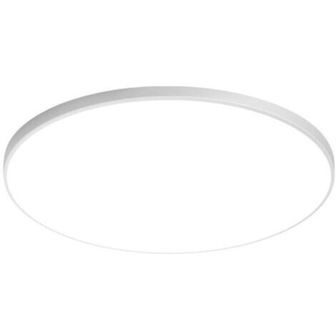 Plafonnier LED plat rond - Ø28 cm Plafonnier LED 24 W 6500 K IP44 Étanche Lampe de salle de bain, Lampe de cuisine Plafonnier Blanc froid pour cuisine Salle de bain Chambre Couloir So