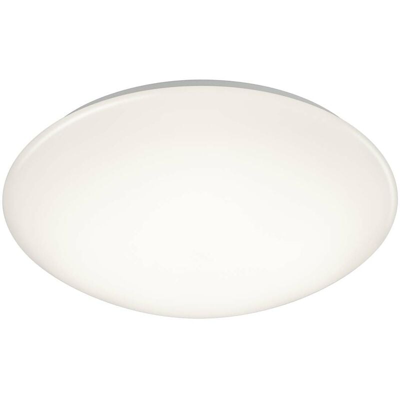 Plafonnier LED Pollux avec détecteur de mouvement, diffuseur en métacrylate blanc, IP44, D. 40cm