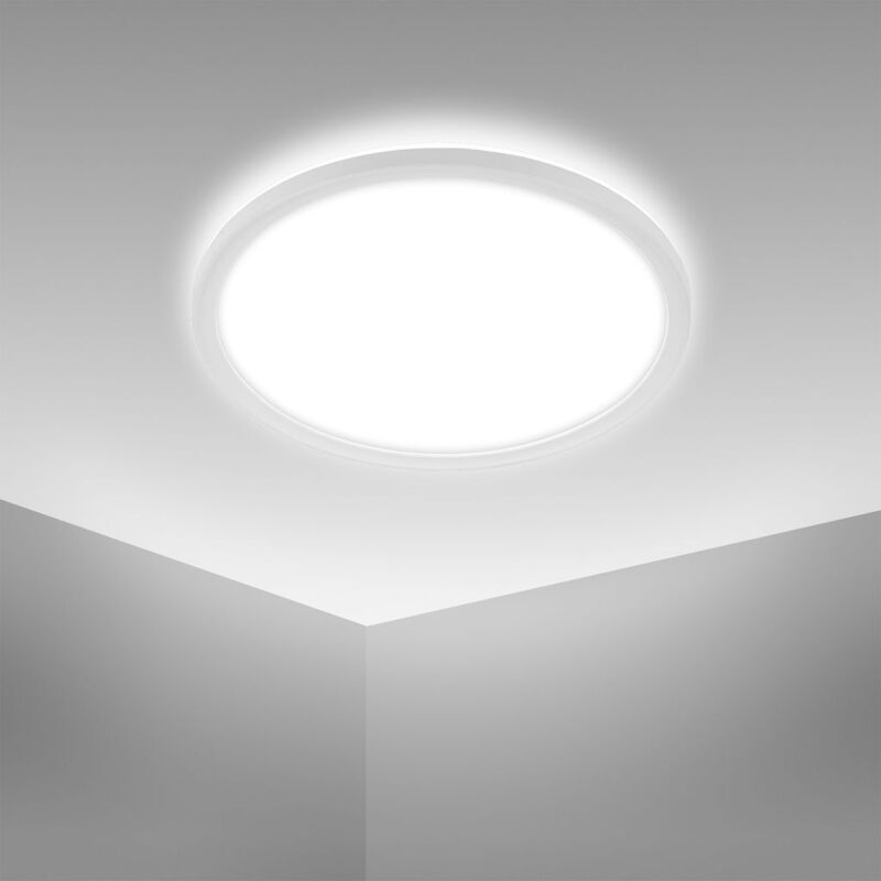 Briloner - Plafonnier led pour salle de bain, blanc, LED/18W Briloner - Plafonnier led pour salle de bain, blanc, LED/18W
