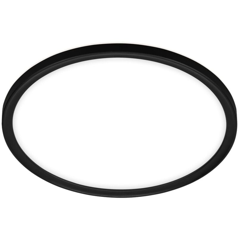 Briloner - Plafonnier led pour salle de bain, noir, LED/18W