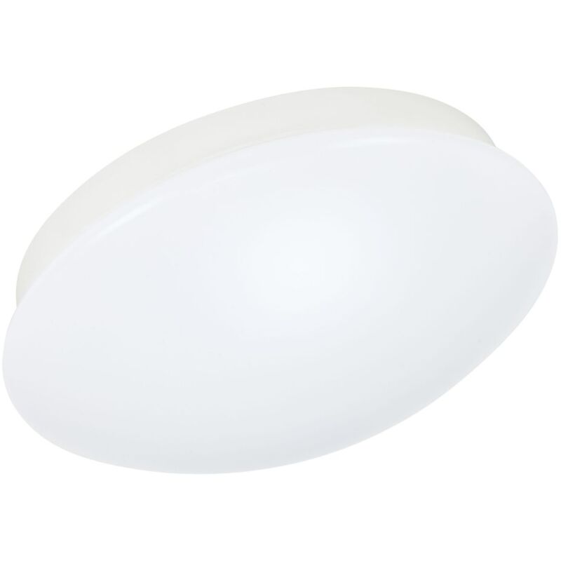 Briloner - elara led Plafonnier pour salle de bain, IP44 Protection contre les projections d'eau, lumière blanche chaude, blanc, 29 x 6,5 cm