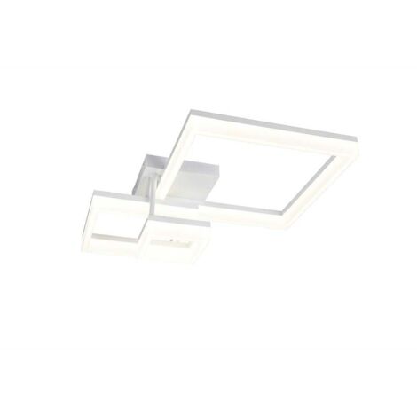 Plafonnier LED pour salon, chambre à coucher, éclairage blanc SMD 32 W, largeur 65 cm