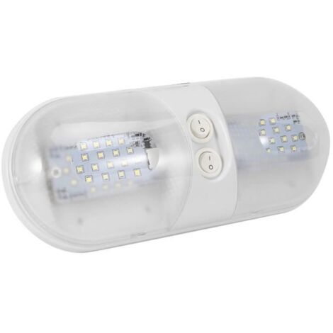 Plafonnier LED pour voiture - KIMISS - Dôme lumière - 800lm - Blanc - Intérieur - Electrique - LED intégrée