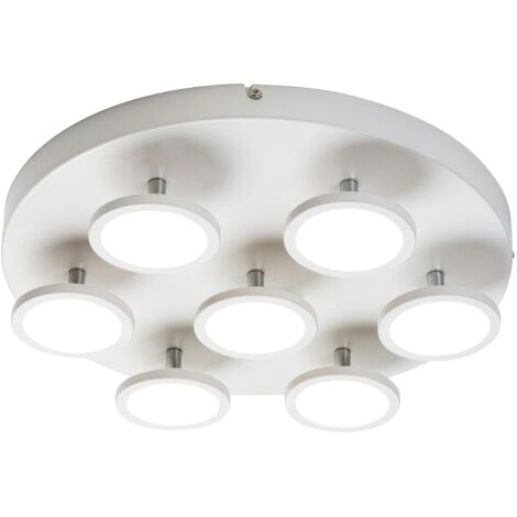 Plafonnier LED Rabalux Elsa 42W blanc mat 4000K Ø40cm