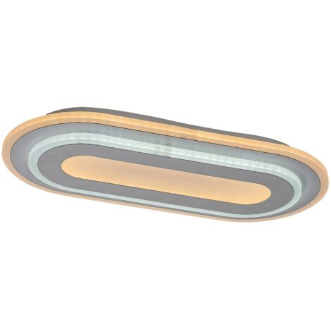 Plafonnier LED Rabalux Prue 40cm 40W blanc 3000-6000K