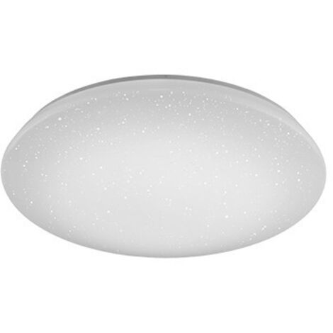 Plafonnier Led RGB Moderne Effet Ciel Etoilé Charly Blanc Ø50 cm Trio Lighting