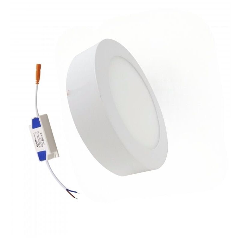 Plafonnier led Rond 12W blanc cct - 3000K/4000K/6500K Silamp