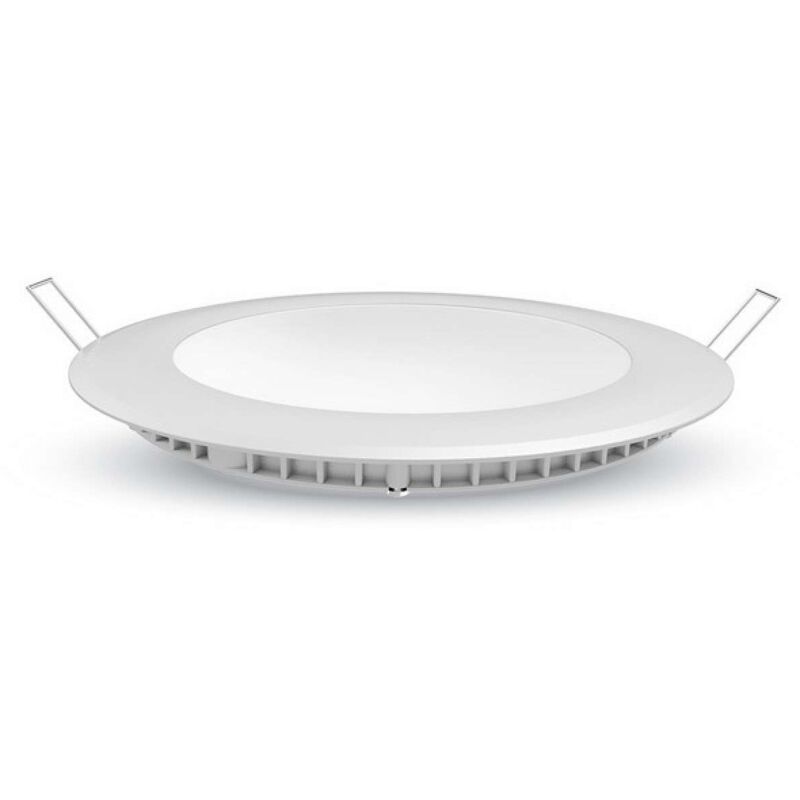 Plafonnier led Rond 18W Extra Plat Équivalent 150W Dimmable - Blanc Naturel 4500K