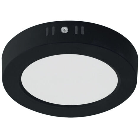 Plafonnier LED rond 24W 2270 lm noir – 3 couleurs réglables 3000K-6500K – MILENA – HOROZ