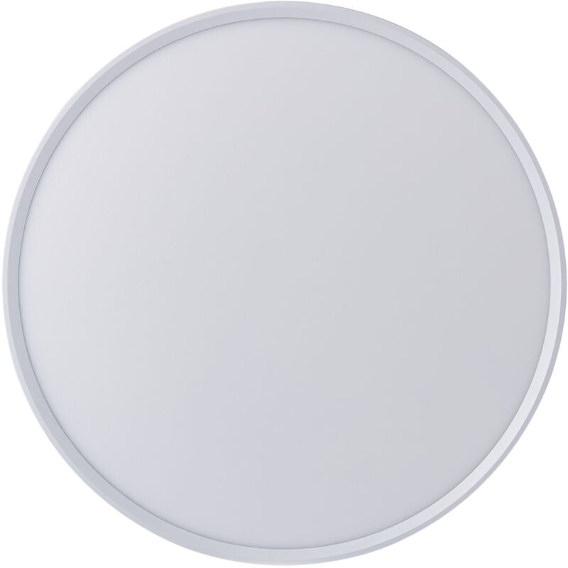 Plafonnier led Rond 32W Extra-Plat cct Ø400 mm, Lampe Superslim Sceneswitch 3 ambiances - Blanc