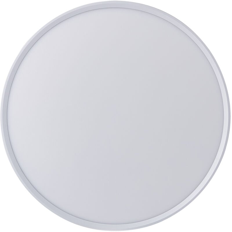 Plafonnier led Rond 40W Extra-Plat cct Ø500 mm, Lampe Superslim Sceneswitch 3 ambiances - Blanc