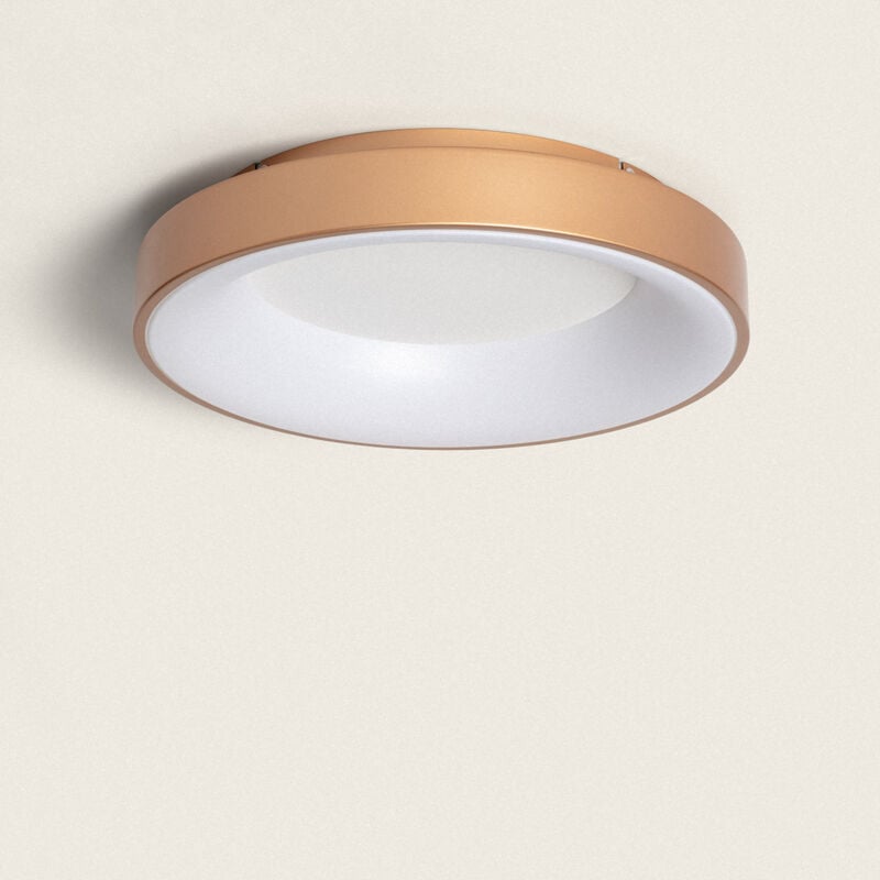 Plafonnier led Rond 40W Métal Ø470 mm cct Sélectionnable Jacob Doré