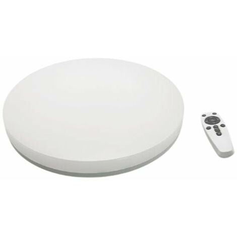 Plafonnier LED Rond à Température Variable 30W avec Télécommande - Blanc - SILAMP - Blanc