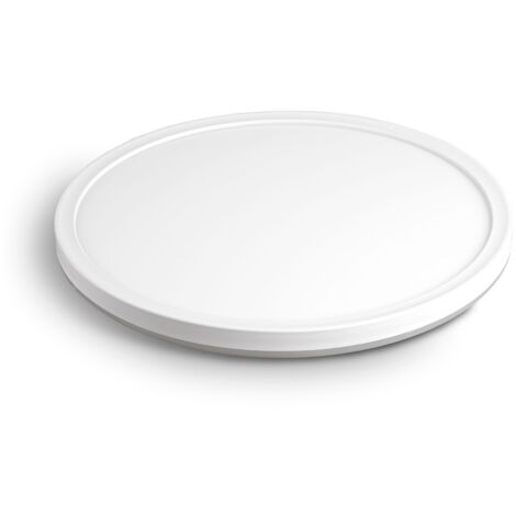 Plafonnier LED rond blanc fin 18W 2000lm 4000K Videx