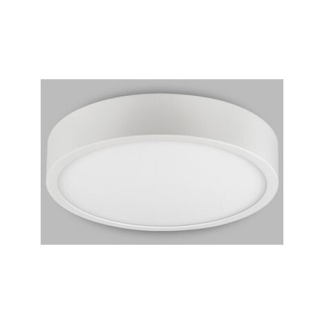 Plafonnier led rond blanc Saona Diam 17
