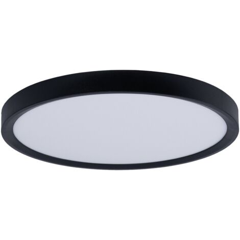 Plafonnier LED rond CCT 40W - IP40 - Noir