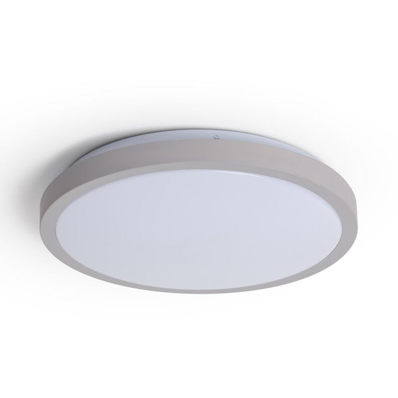 Efectoled - Plafonnier led Rond 19W cct Sélectionnable Faina Ø400 mm Gris