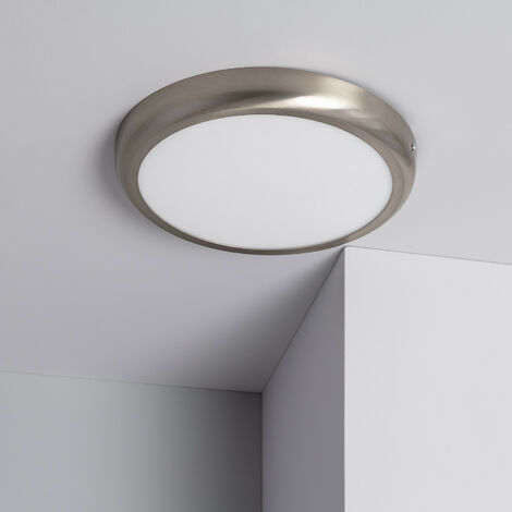 Plafonnier LED Rond Design 24W Silver Downlight