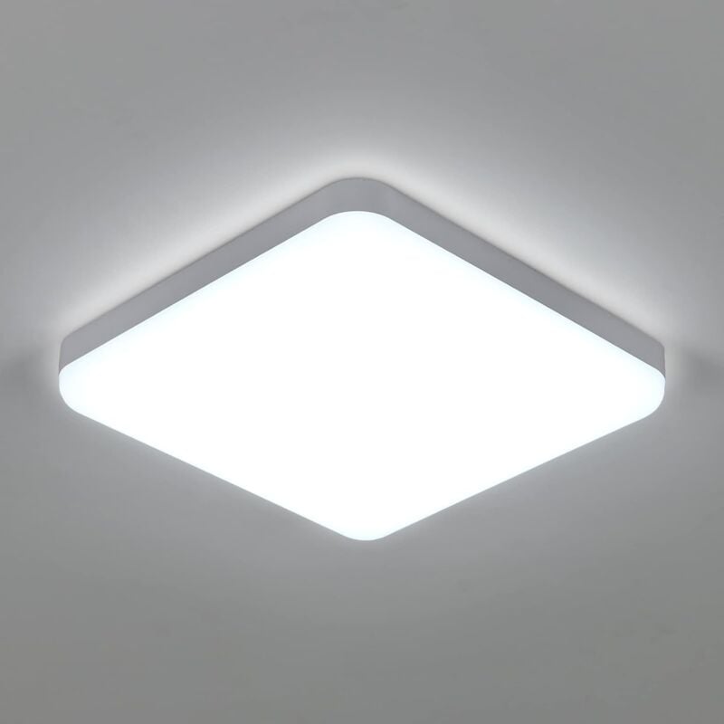 Comely - Plafonnier led 32W ufo Panel Carré Lampes de Plafond Moderne Ultra-mince led Lampe 3600LM Blanc Froid 6500K Facile à installer Applicable à