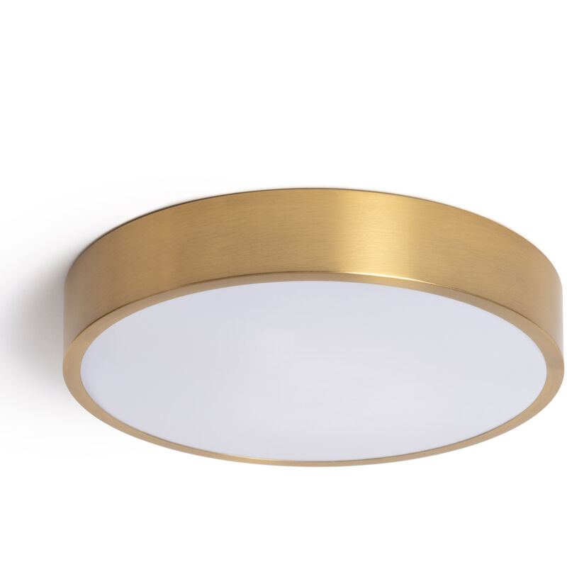Efectoled - Plafonnier led Rond Métal 18W cct Sélectionnable Haydn Ø300 mm Doré Efectoled - Plafonnier led Rond Métal 18W cct Sélectionnable Haydn Ø300 mm Doré