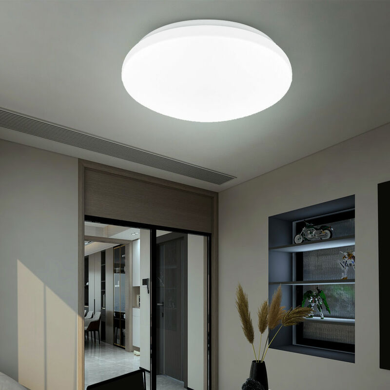 Etc-shop - Plafonnier led salon éclairage à la lumière du jour projecteur de couloir luminaire rond v-tac 1430