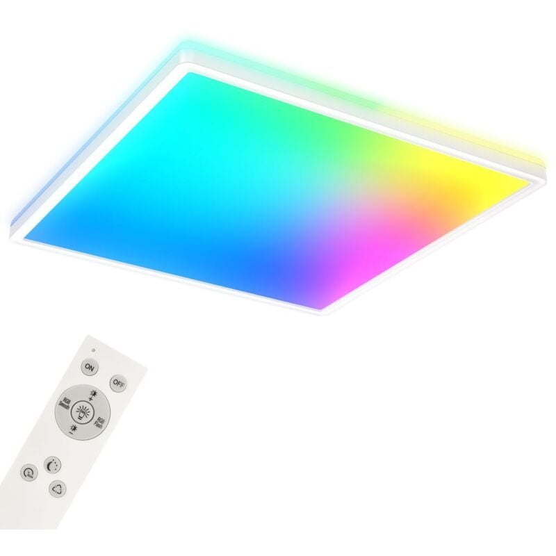 Plafonnier led Smart rgb Bluetooth WiFi t l commande Alexa blanc 22 w Briloner