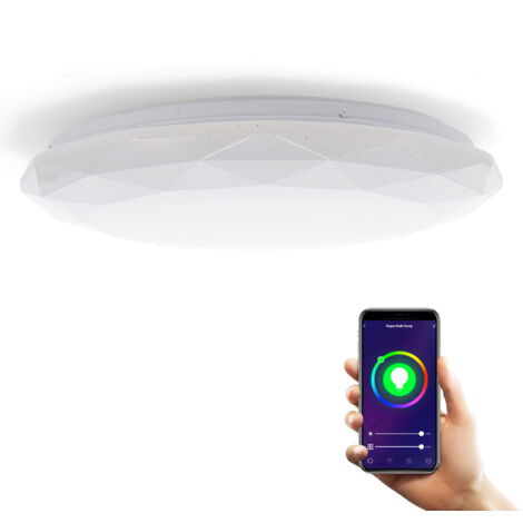 Plafonnier LED SmartHome Dial 24W App CCT - Ledme - LM8233