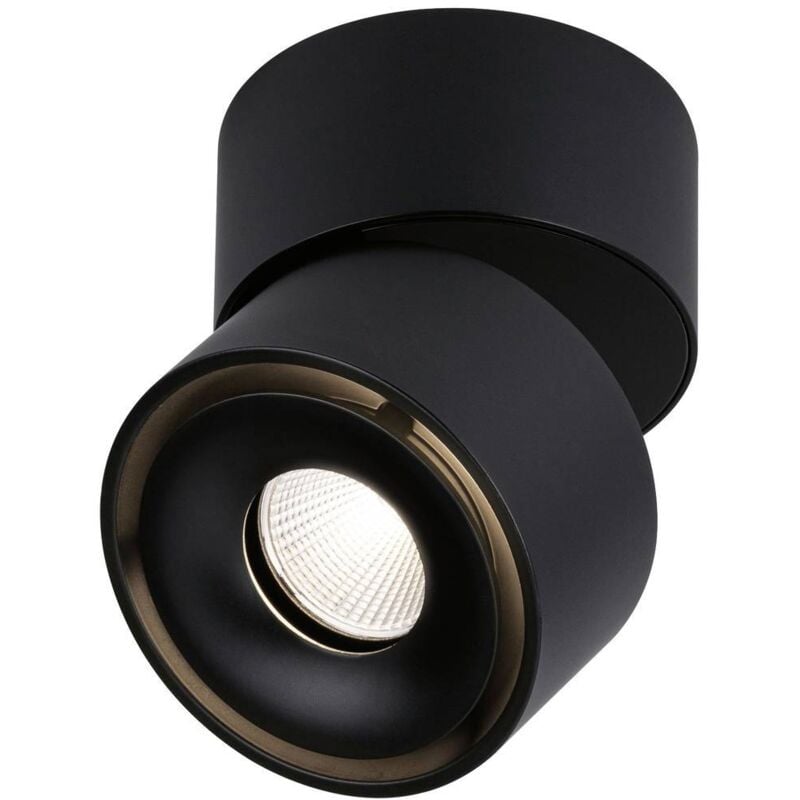 93371 Spircle Luminaire led pour montage en surface led led intégrée 8 w noir (mat) - Paulmann