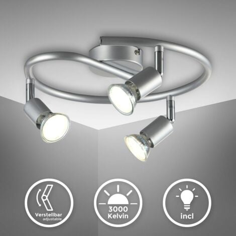 Belns Melns Ampoule LED GU10, Spot LED Type, 3W (Équivalent Ampoule  Halogène 35W), Blanc Chaud 2700 Kelvin 250 Lumen, Intensité Invariable, Lot  de 10 : : Luminaires et Éclairage