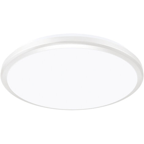 Plafonnier LED Struhm Planar blanc 12W 4100K IP54 Ø21