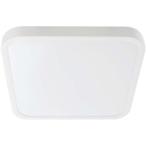Plafonnier LED V-TAC 18W carré 25cm IP44 blanc 6500K