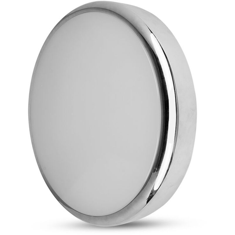 Lampe dôme ronde led - Bulkhead - Samsung - 315mm - IP65 - Chrome - 14W - 1400 Lumens - 3IN1