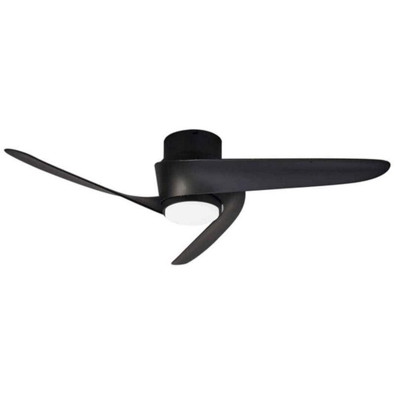 Mantra - Ventilateur, Plafonnier led Ventilateur Island Noir en Metal