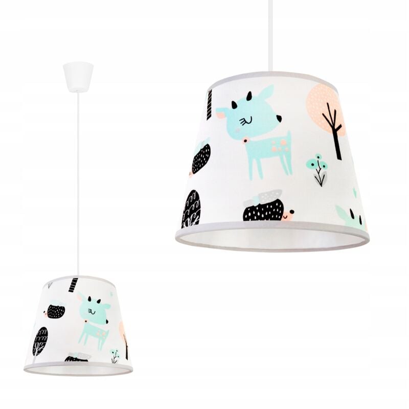 Plafonnier Loft Suspension Abat-jour Enfant Bambi