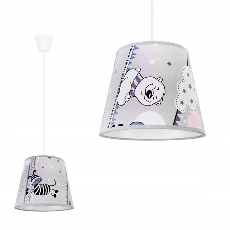 Plafonnier Loft Suspension Abat-jour Enfant LED