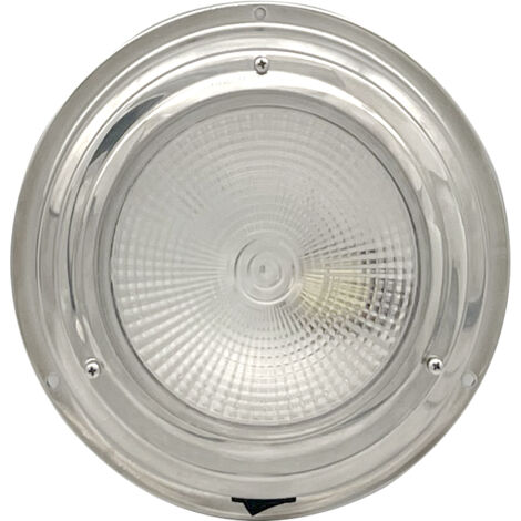 Plafonnier, luminaire marin à bouton-poussoir, nylon, quincaillerie en acier inoxydable, lampe à levier manuel, accessoires de yacht, 3/4/5 pouces, LED 4 pouces.