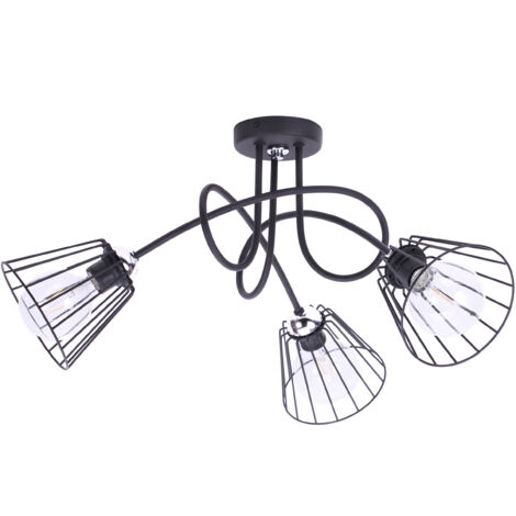 Plafonnier Lustre Clochettes LED Fil