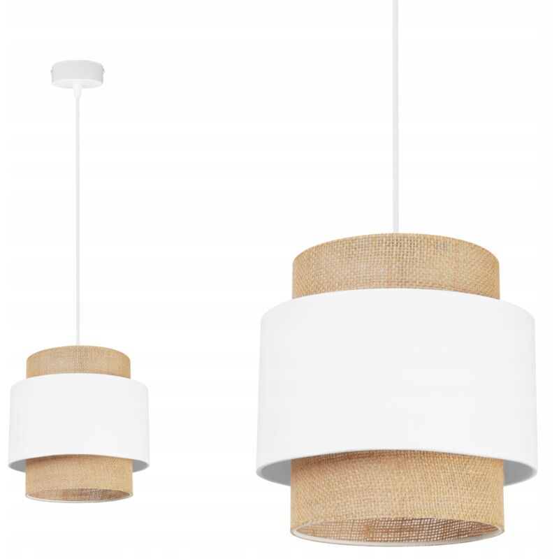 Plafonnier Lustre Suspendu Abat-Jour Boho Juta