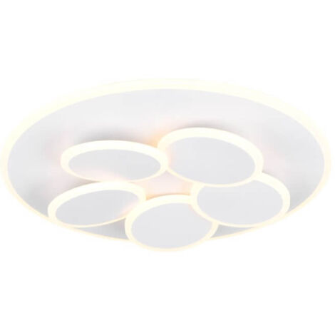 PLAFONNIER, MANDALA, INCL.1X40W LED/4500LM/3000 - 6500K, HAUTEUR: 7,5CM, DIAM: 48CM, TRIO