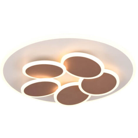 PLAFONNIER, MANDALA, INCL.1X40W LED/4500LM/3000 - 6500K, HAUTEUR: 7,5CM, DIAM: 48CM, TRIO